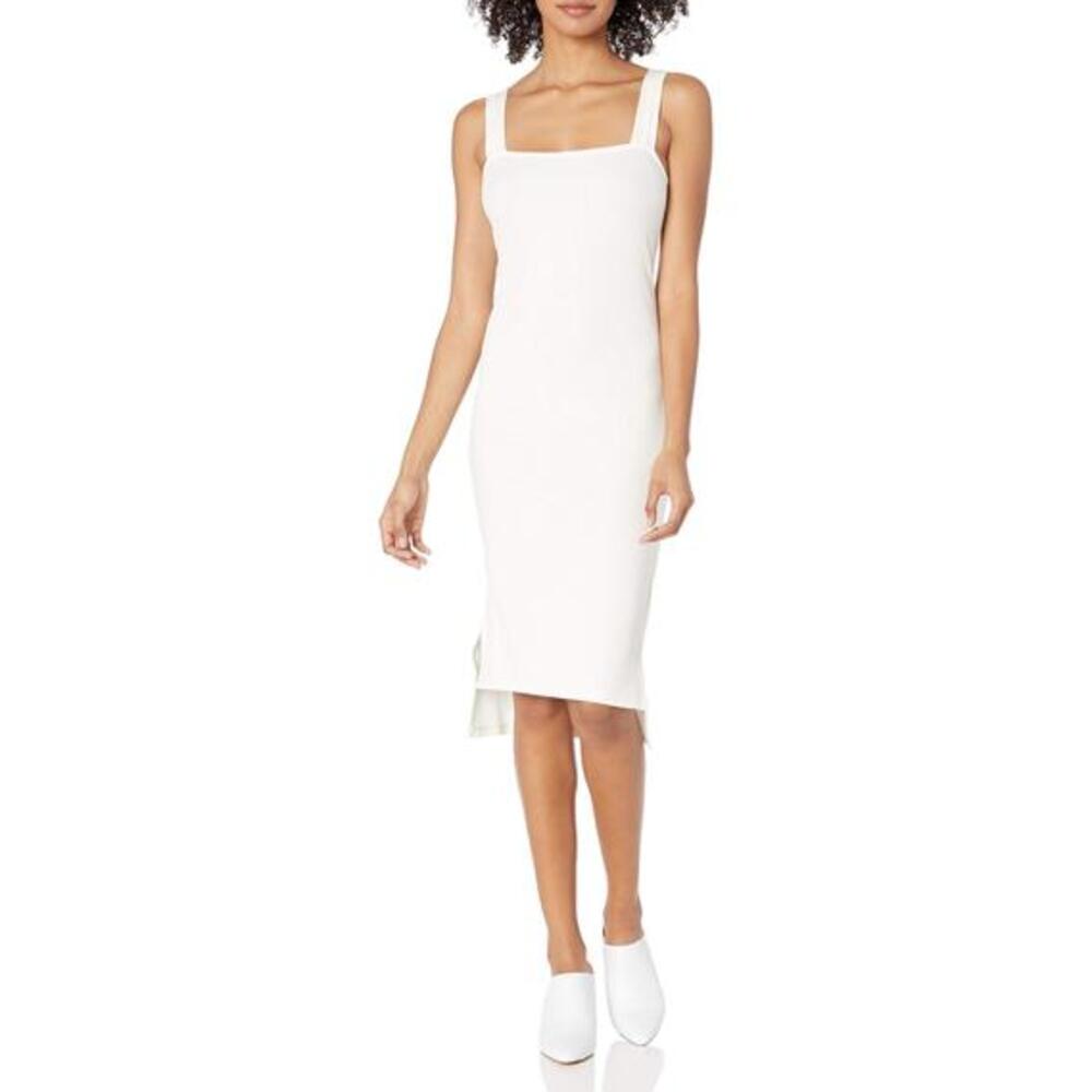 The Drop Women's Amelia Square-Neck Bodycon Midi Tank Dress, Size Large NWT